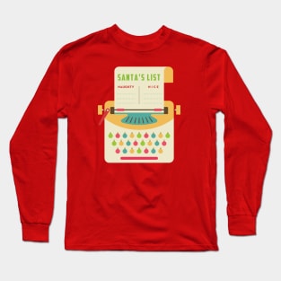 Santa's List Long Sleeve T-Shirt